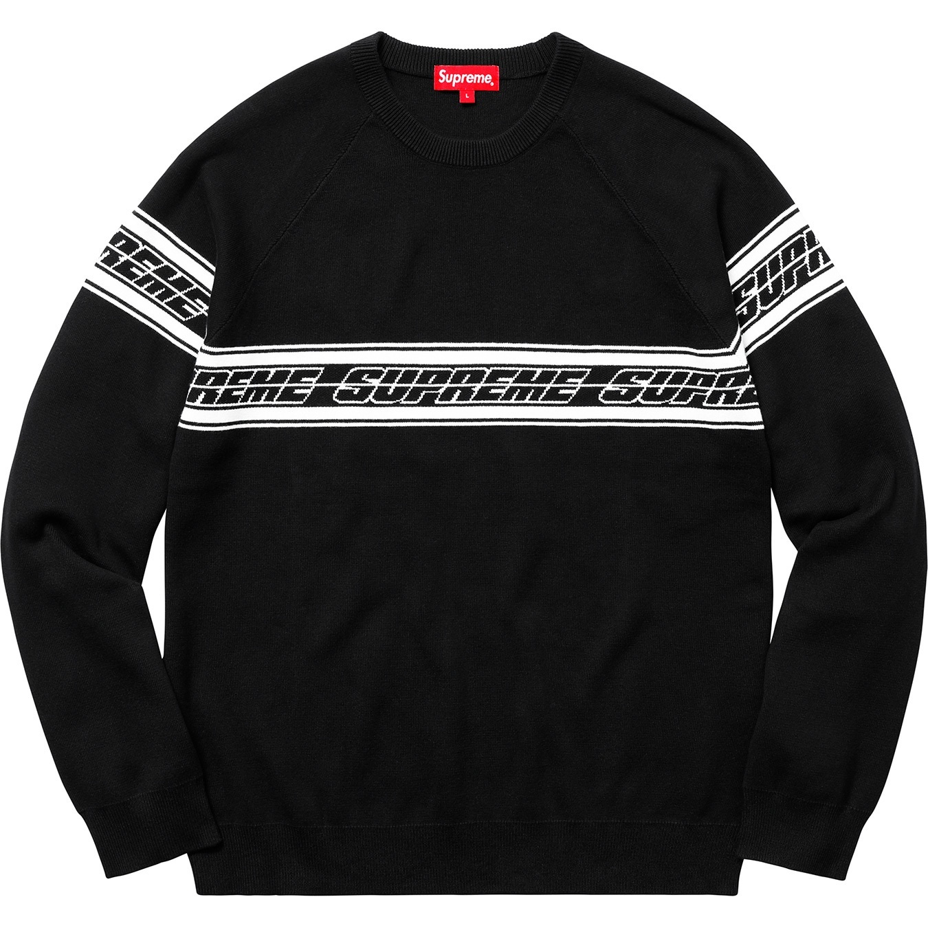 Striped Raglan Sweater view 8